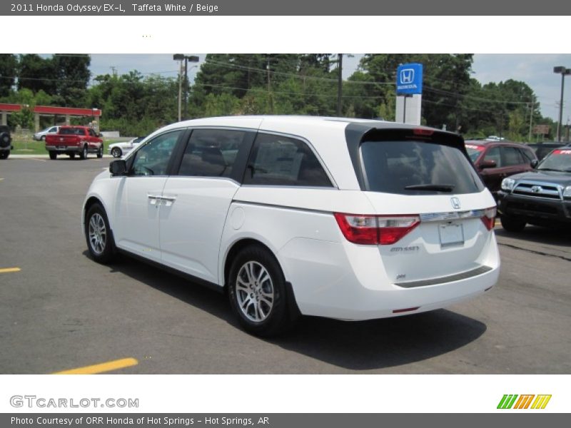 Taffeta White / Beige 2011 Honda Odyssey EX-L