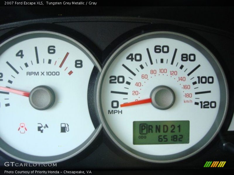 Tungsten Grey Metallic / Gray 2007 Ford Escape XLS