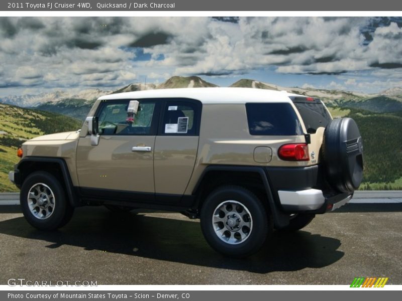 Quicksand / Dark Charcoal 2011 Toyota FJ Cruiser 4WD