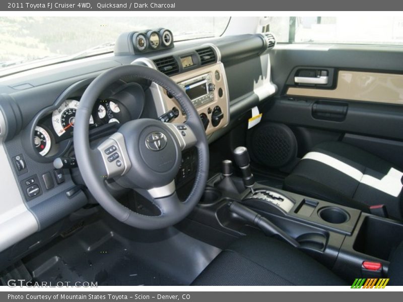 Quicksand / Dark Charcoal 2011 Toyota FJ Cruiser 4WD