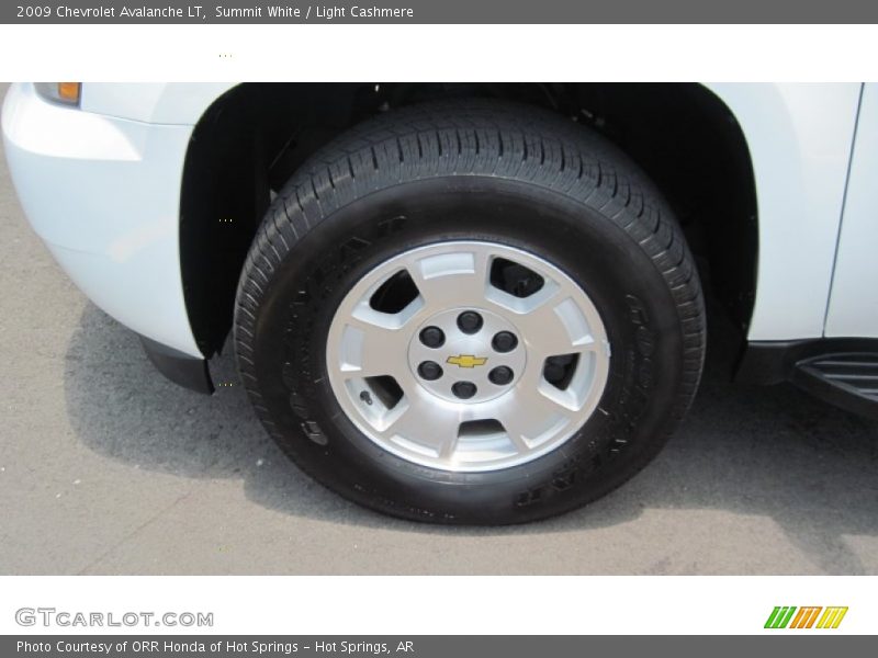 Summit White / Light Cashmere 2009 Chevrolet Avalanche LT