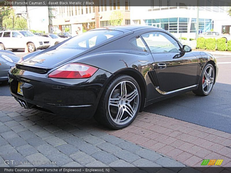 Basalt Black Metallic / Black 2008 Porsche Cayman S