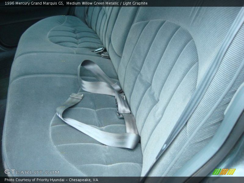 Medium Willow Green Metallic / Light Graphite 1996 Mercury Grand Marquis GS