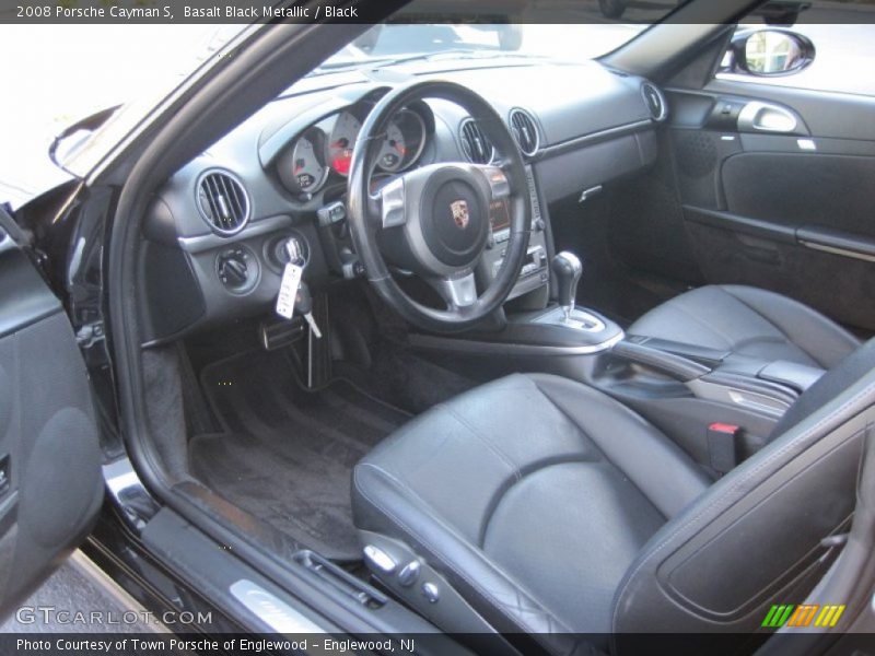  2008 Cayman S Black Interior