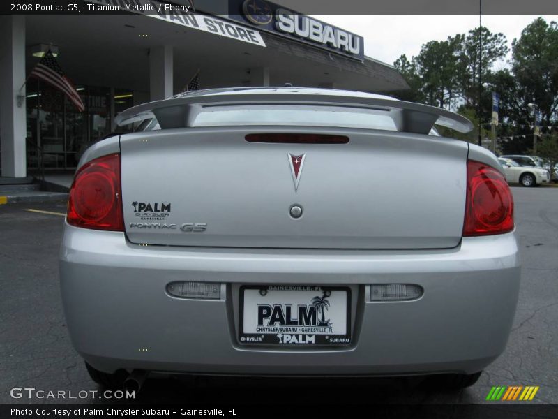 Titanium Metallic / Ebony 2008 Pontiac G5