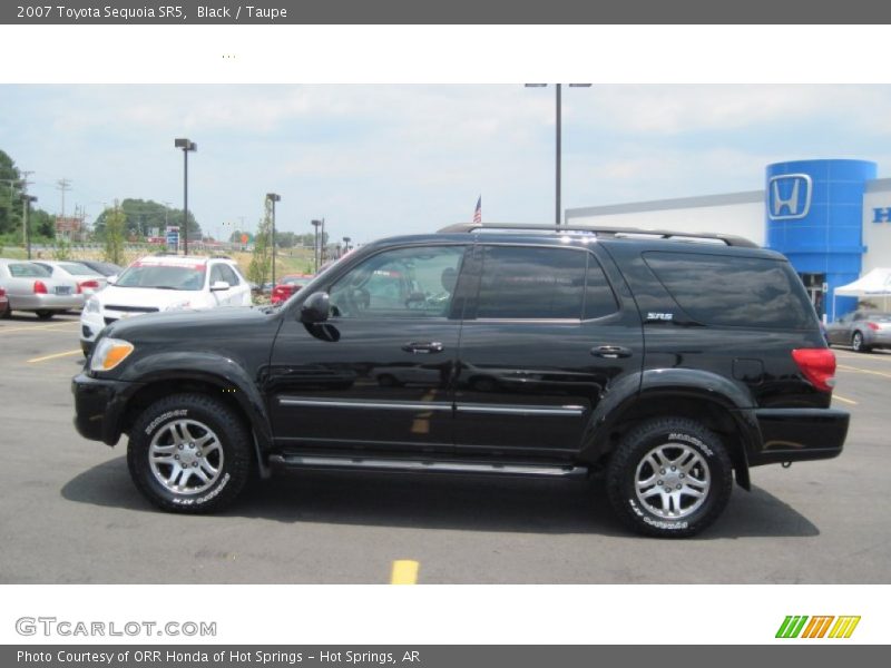 Black / Taupe 2007 Toyota Sequoia SR5