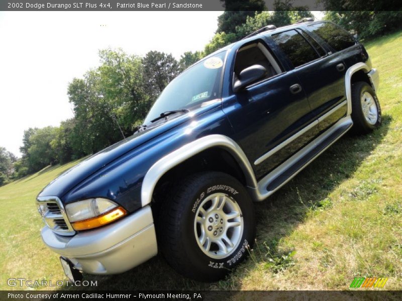Patriot Blue Pearl / Sandstone 2002 Dodge Durango SLT Plus 4x4