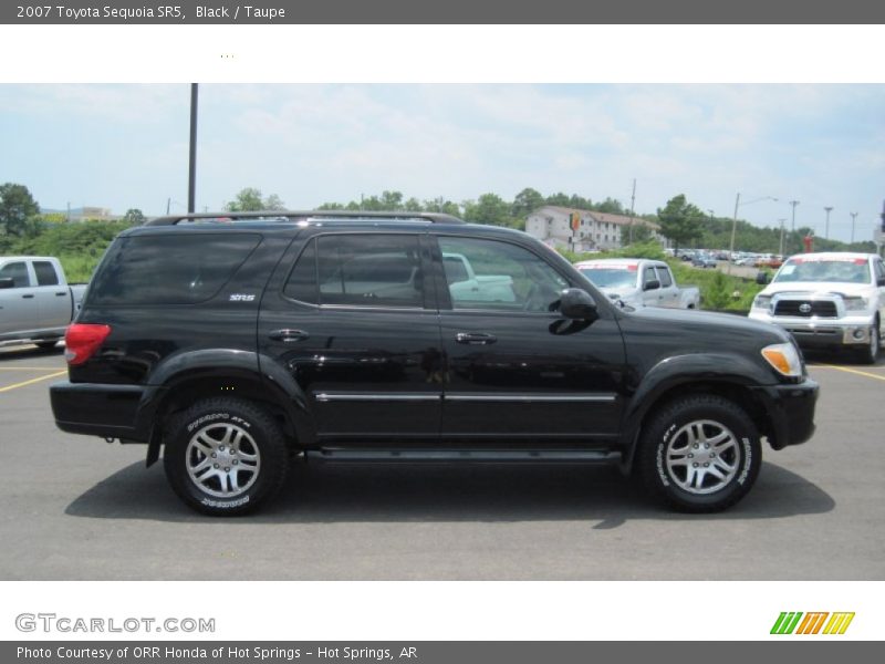 Black / Taupe 2007 Toyota Sequoia SR5