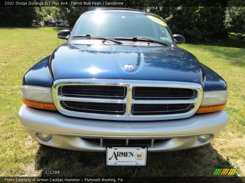 Patriot Blue Pearl / Sandstone 2002 Dodge Durango SLT Plus 4x4