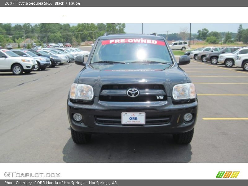 Black / Taupe 2007 Toyota Sequoia SR5