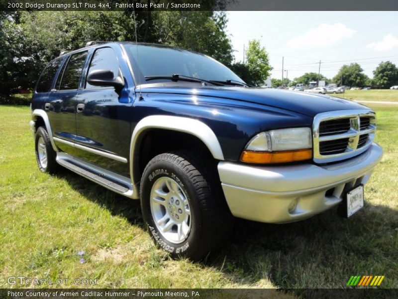 Patriot Blue Pearl / Sandstone 2002 Dodge Durango SLT Plus 4x4