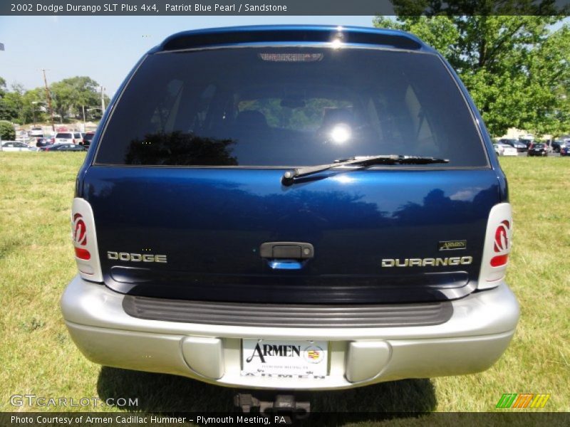 Patriot Blue Pearl / Sandstone 2002 Dodge Durango SLT Plus 4x4