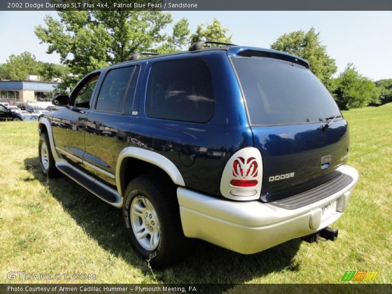 Patriot Blue Pearl / Sandstone 2002 Dodge Durango SLT Plus 4x4