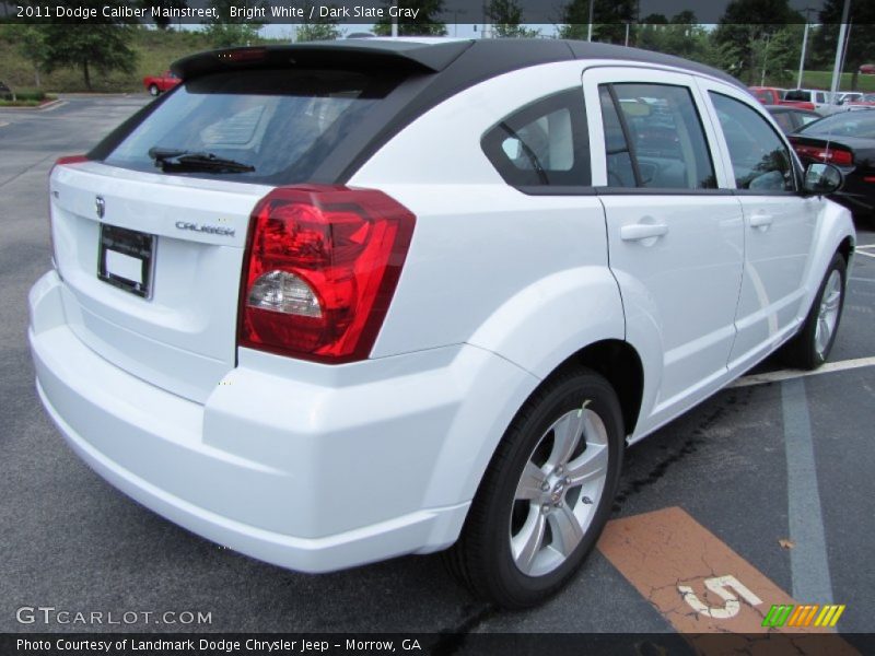 Bright White / Dark Slate Gray 2011 Dodge Caliber Mainstreet