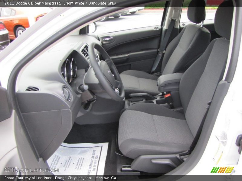 Bright White / Dark Slate Gray 2011 Dodge Caliber Mainstreet