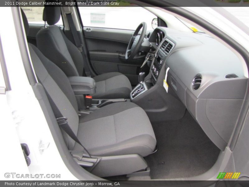 Bright White / Dark Slate Gray 2011 Dodge Caliber Mainstreet