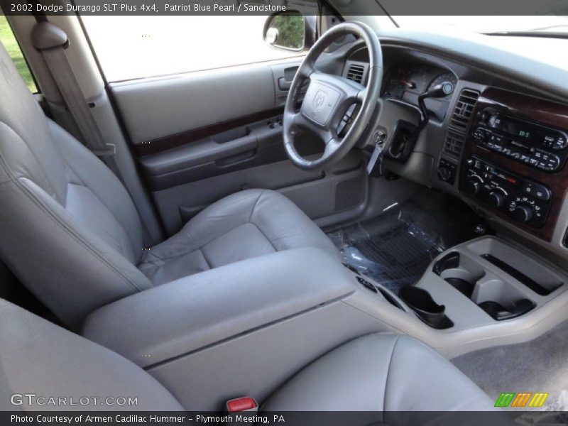 Patriot Blue Pearl / Sandstone 2002 Dodge Durango SLT Plus 4x4
