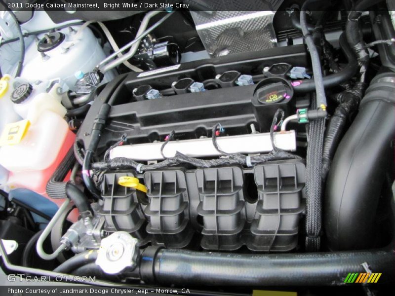 Bright White / Dark Slate Gray 2011 Dodge Caliber Mainstreet