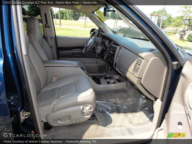 Patriot Blue Pearl / Sandstone 2002 Dodge Durango SLT Plus 4x4
