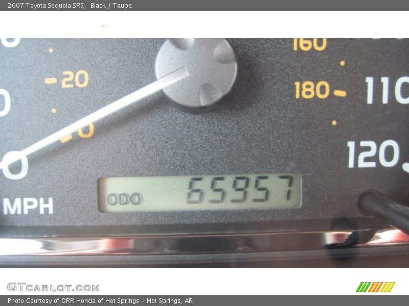 Black / Taupe 2007 Toyota Sequoia SR5