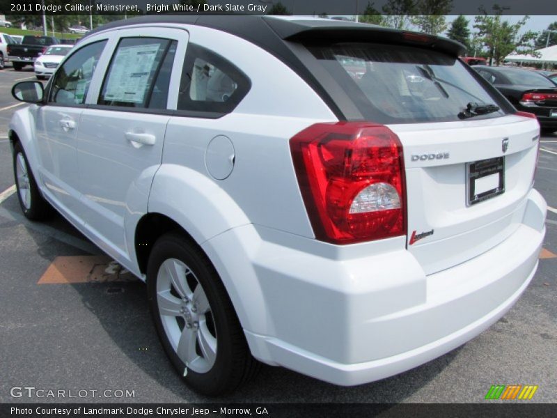 Bright White / Dark Slate Gray 2011 Dodge Caliber Mainstreet