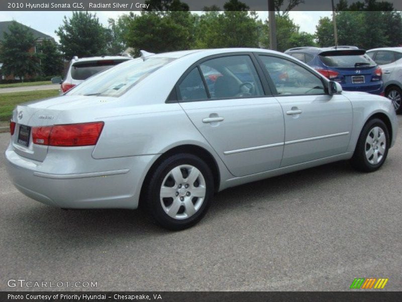 Radiant Silver / Gray 2010 Hyundai Sonata GLS