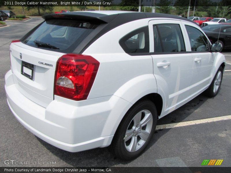Bright White / Dark Slate Gray 2011 Dodge Caliber Mainstreet