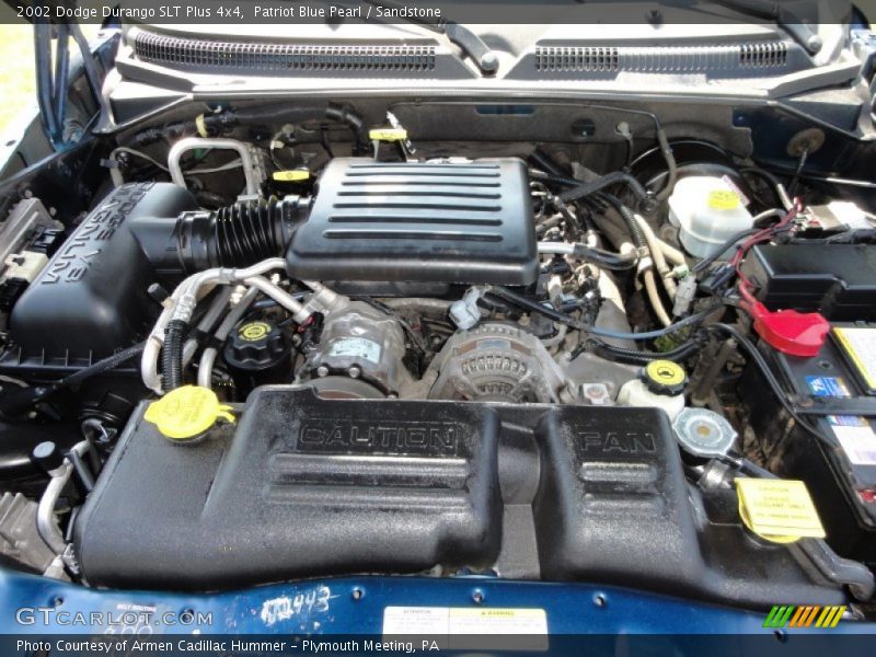  2002 Durango SLT Plus 4x4 Engine - 4.7 Liter SOHC 16-Valve V8