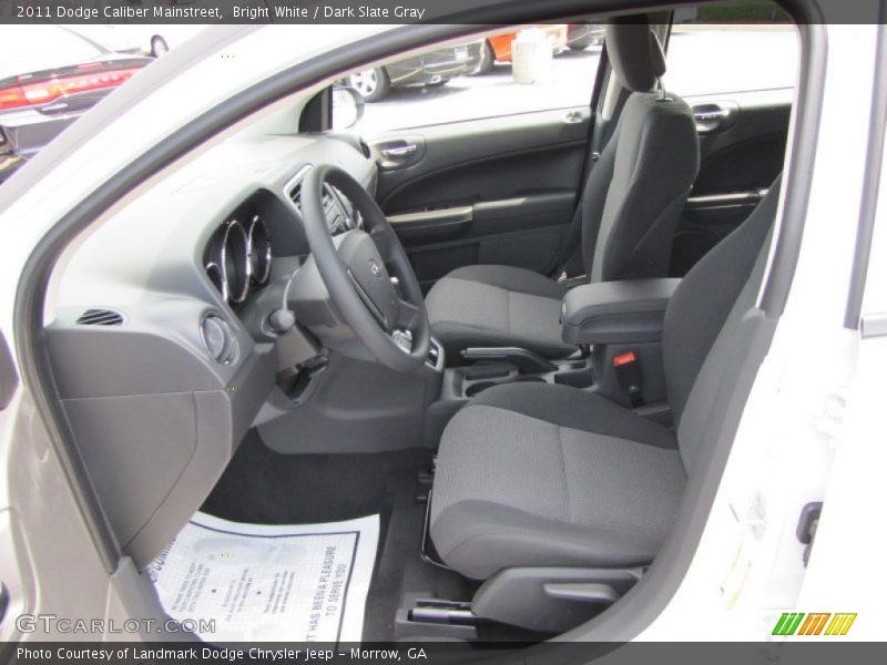 Bright White / Dark Slate Gray 2011 Dodge Caliber Mainstreet