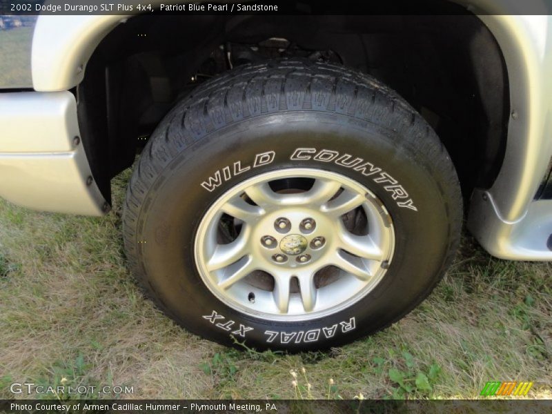 Patriot Blue Pearl / Sandstone 2002 Dodge Durango SLT Plus 4x4