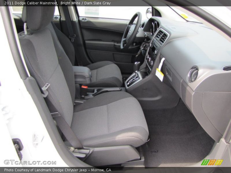 Bright White / Dark Slate Gray 2011 Dodge Caliber Mainstreet