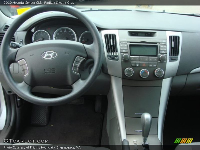 Radiant Silver / Gray 2010 Hyundai Sonata GLS