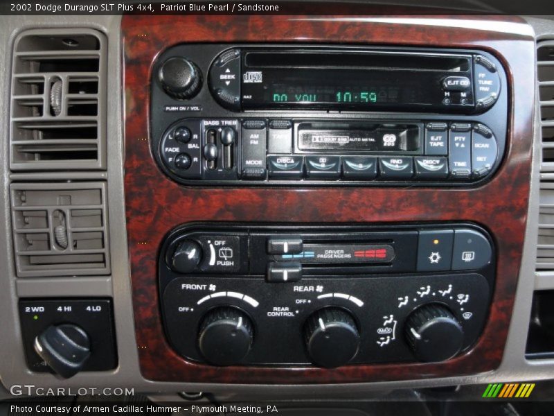 Controls of 2002 Durango SLT Plus 4x4