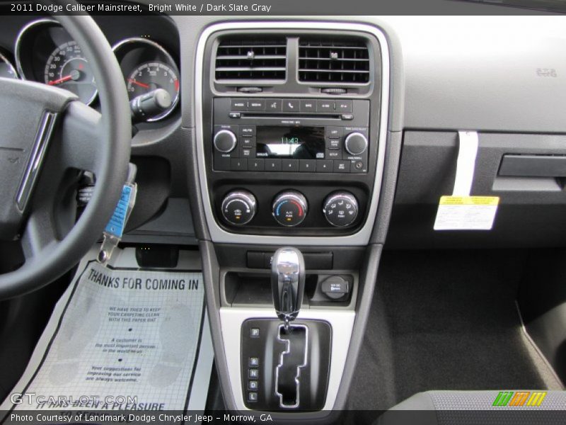 Bright White / Dark Slate Gray 2011 Dodge Caliber Mainstreet