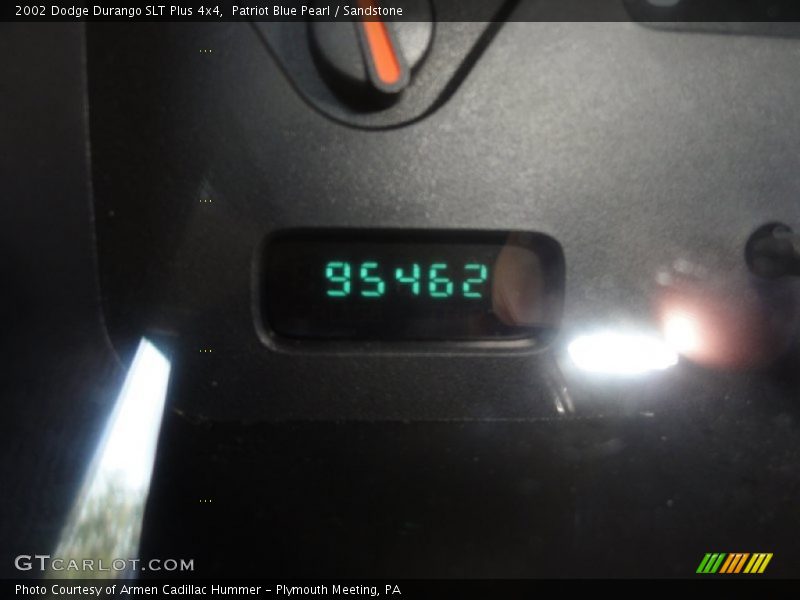 Patriot Blue Pearl / Sandstone 2002 Dodge Durango SLT Plus 4x4