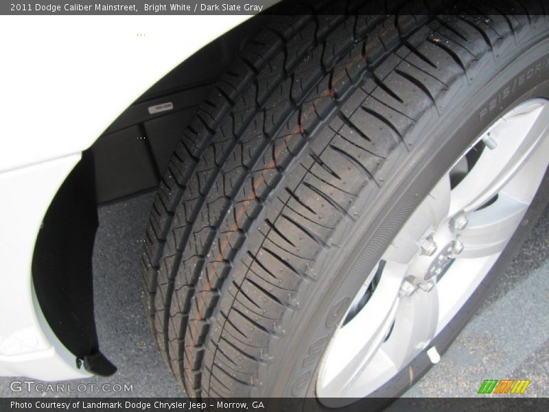 Bright White / Dark Slate Gray 2011 Dodge Caliber Mainstreet