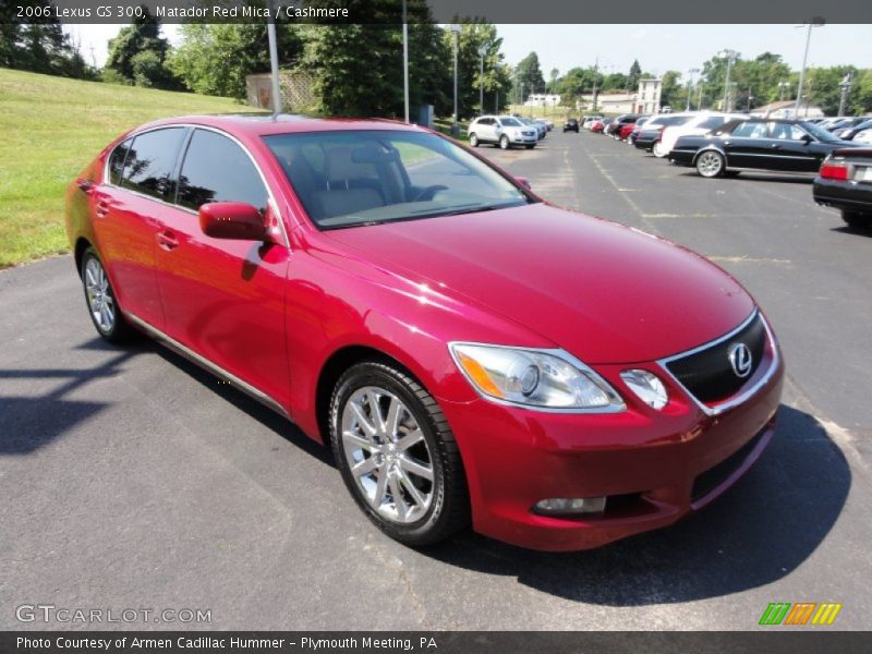 Matador Red Mica / Cashmere 2006 Lexus GS 300