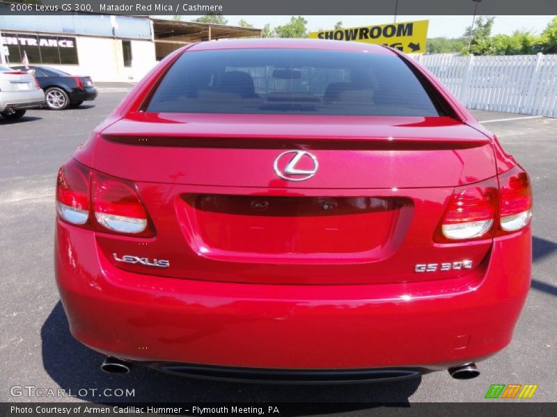 Matador Red Mica / Cashmere 2006 Lexus GS 300
