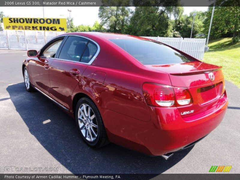 Matador Red Mica / Cashmere 2006 Lexus GS 300