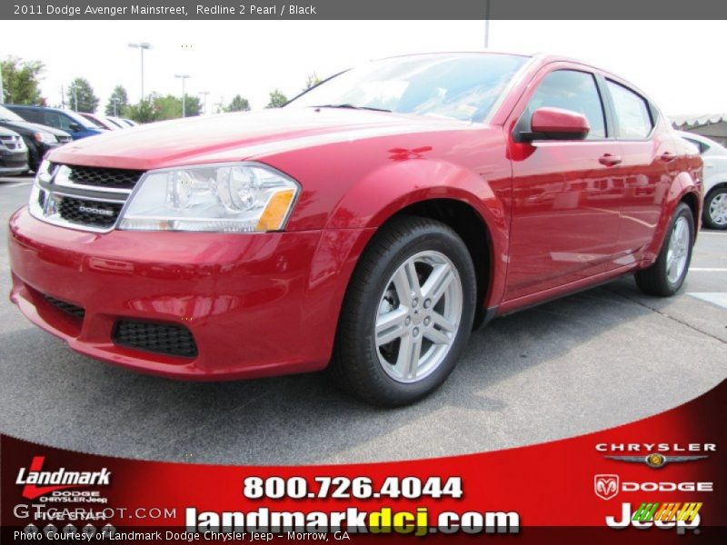 Redline 2 Pearl / Black 2011 Dodge Avenger Mainstreet