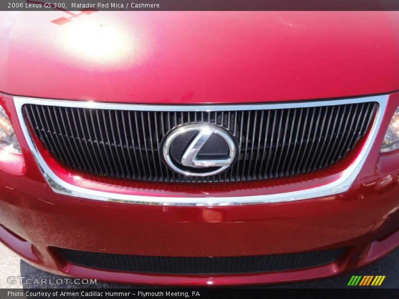 Matador Red Mica / Cashmere 2006 Lexus GS 300