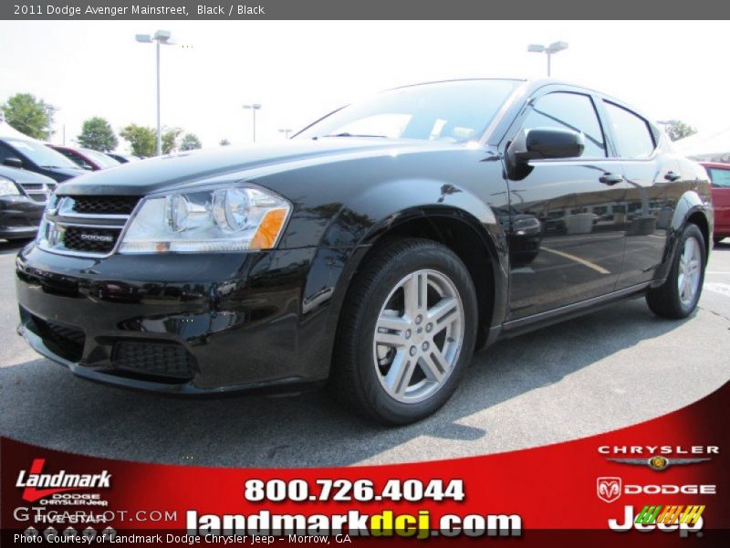 Black / Black 2011 Dodge Avenger Mainstreet