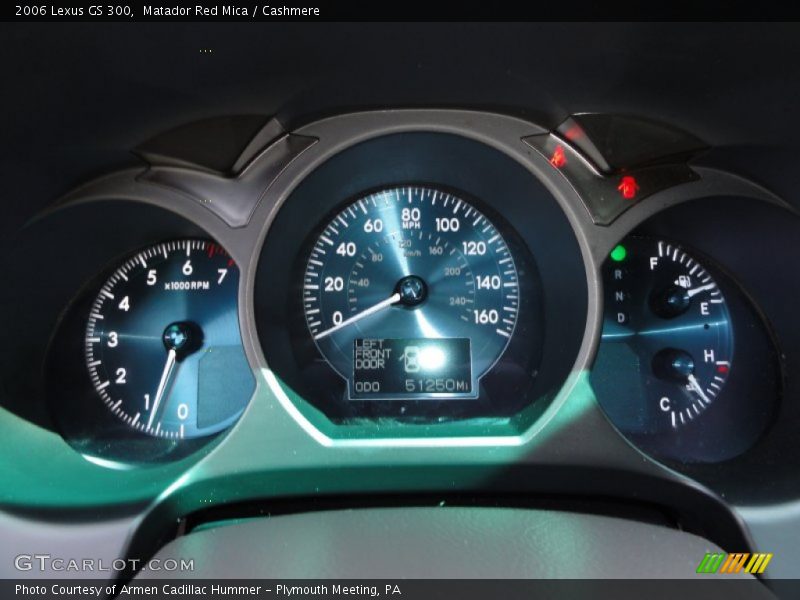 Matador Red Mica / Cashmere 2006 Lexus GS 300
