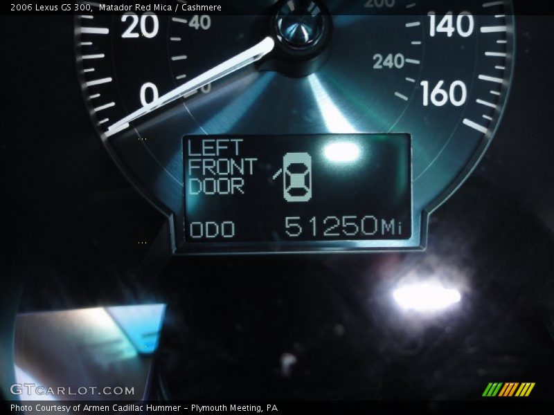Matador Red Mica / Cashmere 2006 Lexus GS 300