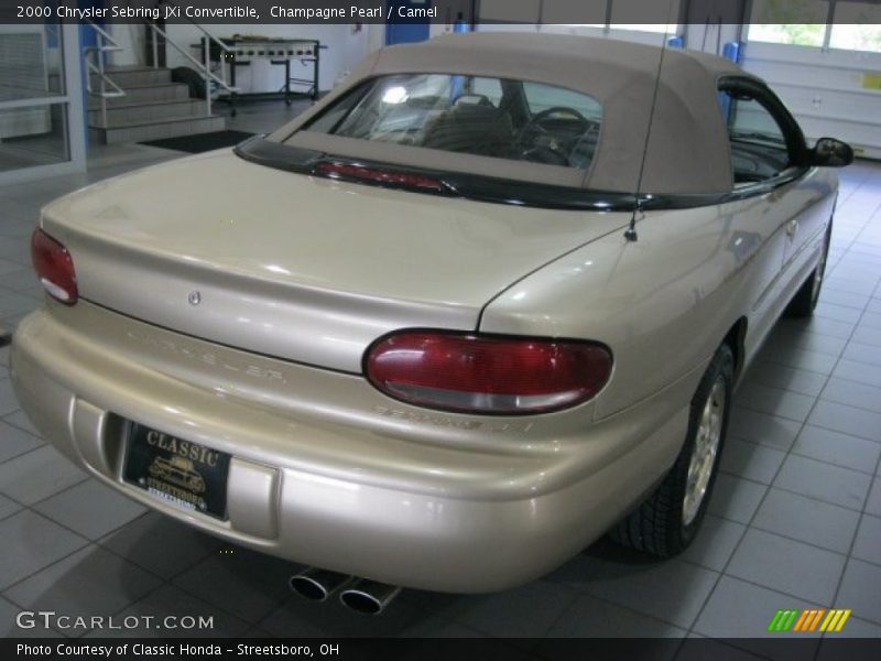 Champagne Pearl / Camel 2000 Chrysler Sebring JXi Convertible