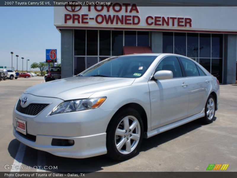 Titanium Metallic / Dark Charcoal 2007 Toyota Camry SE V6