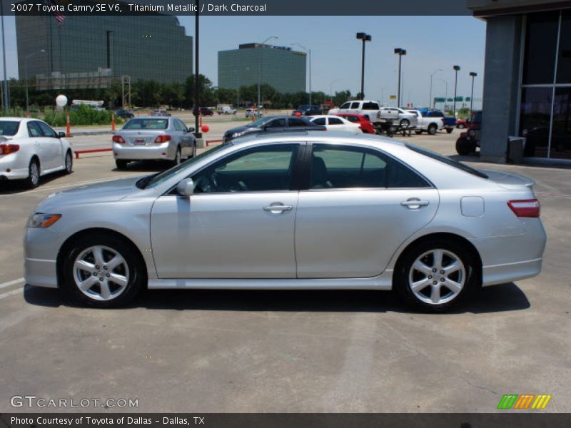 Titanium Metallic / Dark Charcoal 2007 Toyota Camry SE V6