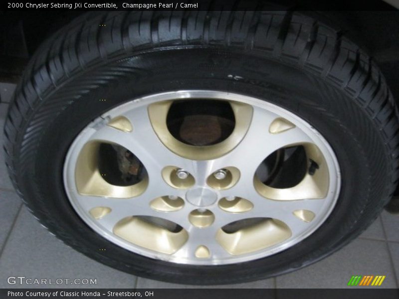 Champagne Pearl / Camel 2000 Chrysler Sebring JXi Convertible