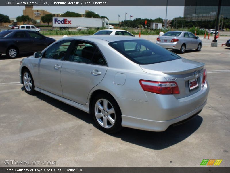 Titanium Metallic / Dark Charcoal 2007 Toyota Camry SE V6