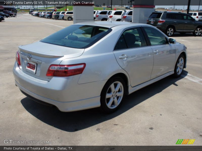Titanium Metallic / Dark Charcoal 2007 Toyota Camry SE V6